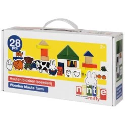 Nijntje Houten Blokken Boerderij -Slim Spelen & Leren 128426 1284260099 3