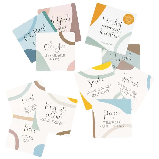 Prénatal Foto Momentkaarten 3 Prénatal Foto Momentkaarten