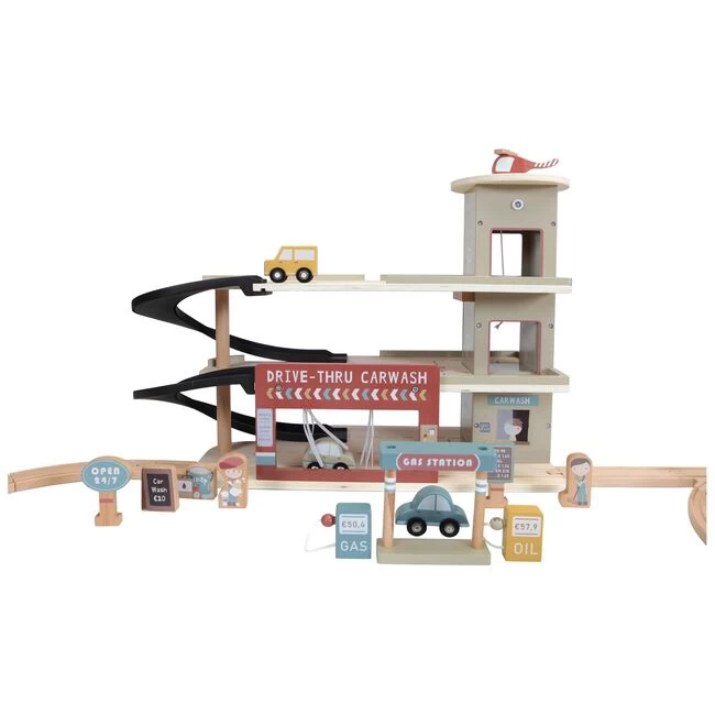 Little Dutch Treinbaan Garage 3 Little Dutch Treinbaan Garage