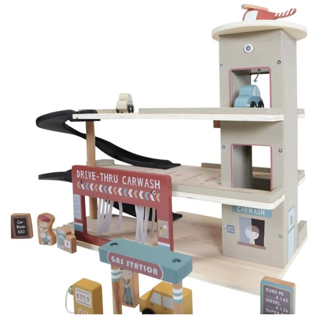 Little Dutch Treinbaan Garage 4 Little Dutch Treinbaan Garage - Afbeelding 2