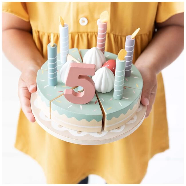 Little Dutch Houten Verjaardagstaart XL 6 Little Dutch Houten Verjaardagstaart XL - Afbeelding 4