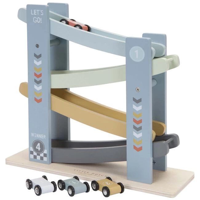 Little Dutch Houten Autobaan - Rollerbaan 3 Little Dutch Houten Autobaan - Rollerbaan