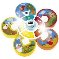 Slim Spelen & Leren 16 Chicco Activiteitenpuzzel Guess The Animal