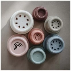 Mushie Stapeltoren / Bekers - 8-delig -Slim Spelen & Leren 138358 1383582029 2