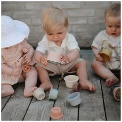 Mushie Stapeltoren / Bekers - 8-delig -Slim Spelen & Leren 138358 1383582029 3