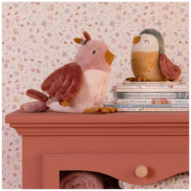 Little Dutch Knuffel Vogel Flowers & Butterflies 20cm 5 Little Dutch Knuffel Vogel Flowers & Butterflies 20cm - Afbeelding 3