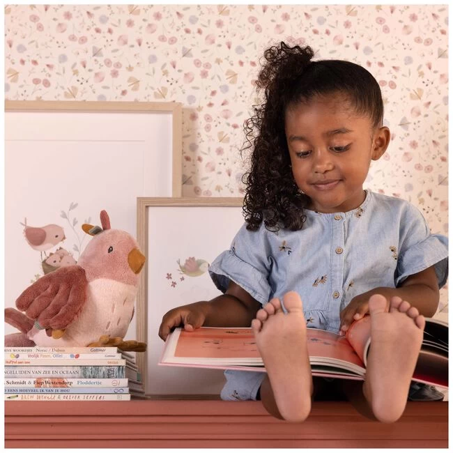 Little Dutch Knuffel Vogel Flowers & Butterflies 20cm 6 Little Dutch Knuffel Vogel Flowers & Butterflies 20cm - Afbeelding 4