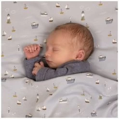 Little Dutch Ledikanthoeslaken Sailors Bay -Slim Spelen & Leren 140024 1400240070 2