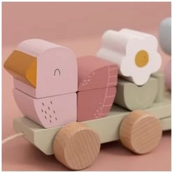 Little Dutch Blokkentrein Flowers & Butterflies 8 Little Dutch Blokkentrein Flowers & Butterflies -Slim Spelen & Leren 141179 1411790060 2