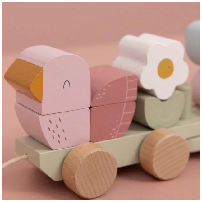 Little Dutch Blokkentrein Flowers & Butterflies 5 Little Dutch Blokkentrein Flowers & Butterflies - Afbeelding 3