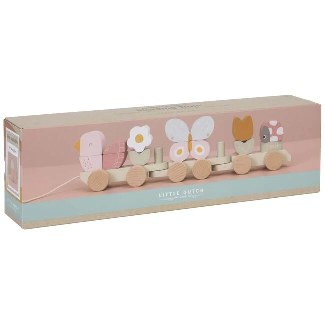 Little Dutch Blokkentrein Flowers & Butterflies 6 Little Dutch Blokkentrein Flowers & Butterflies - Afbeelding 4