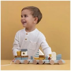 Little Dutch Blokkentrein Sailors Bay -Slim Spelen & Leren 141180 1411800072 4