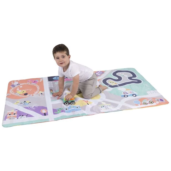 Playgro Jumbo Speelmat City To Country 80x158 Cm - Omkeerbaar 7 Playgro Jumbo Speelmat City To Country 80x158 Cm - Omkeerbaar - Afbeelding 5