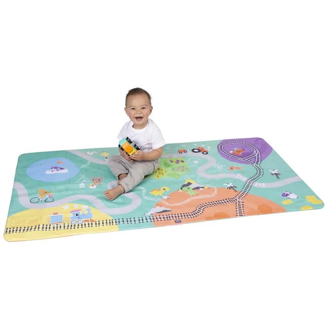 Playgro Jumbo Speelmat City To Country 80x158 Cm - Omkeerbaar 8 Playgro Jumbo Speelmat City To Country 80x158 Cm - Omkeerbaar - Afbeelding 6