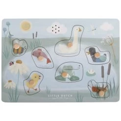 Little Dutch Geluidenpuzzel Little Goose FSC