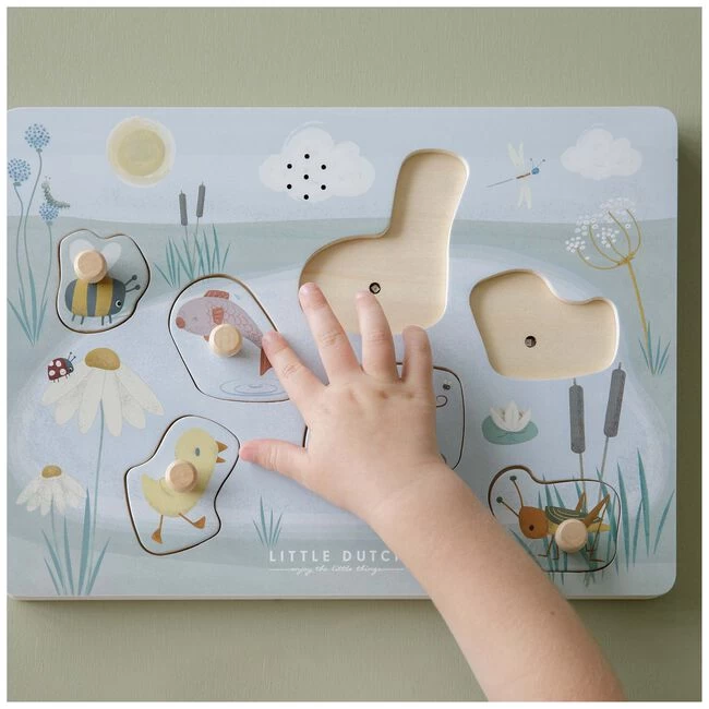 Little Dutch Geluidenpuzzel Little Goose FSC 4 Little Dutch Geluidenpuzzel Little Goose FSC - Afbeelding 2