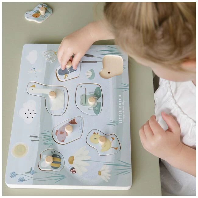 Little Dutch Geluidenpuzzel Little Goose FSC 6 Little Dutch Geluidenpuzzel Little Goose FSC - Afbeelding 4