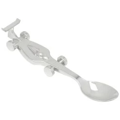 Zilverstad Kinderlepel Formule 1 Raceauto Verzilverd