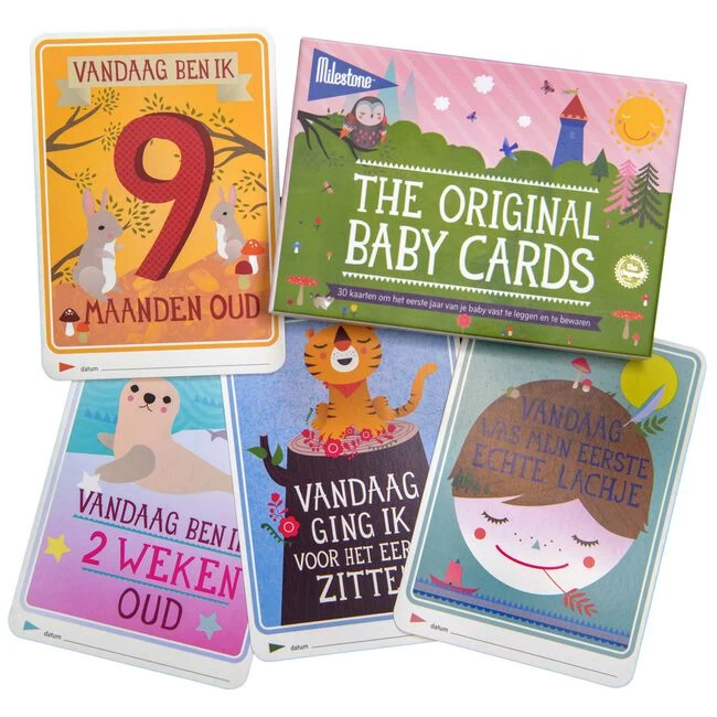 Milestone Baby Fotokaarten - Original 5 Milestone Baby Fotokaarten - Original - Afbeelding 3