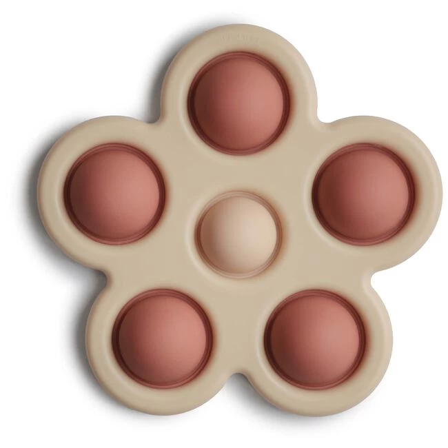 Mushie Press Toy Bloem 3 Mushie Press Toy Bloem