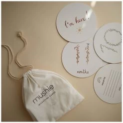 Mushie Milestone Cards / Mijlpaalkaarten -Slim Spelen & Leren 142310 1423100099 1