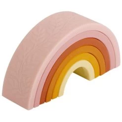 Slim Spelen & Leren 30 A Little Lovely Company Stapelspeelgoed Regenboog Sunset