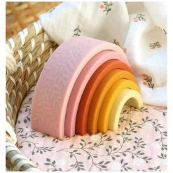 A Little Lovely Company Stapelspeelgoed Regenboog Sunset -Slim Spelen & Leren 143193 1431930055 3