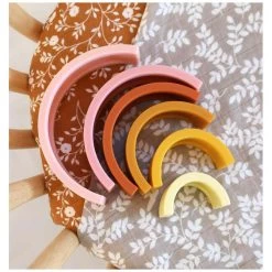 A Little Lovely Company Stapelspeelgoed Regenboog Sunset -Slim Spelen & Leren 143193 1431930055 4