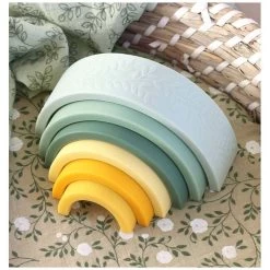 A Little Lovely Company Stapelspeelgoed Regenboog Sage 10 A Little Lovely Company Stapelspeelgoed Regenboog Sage -Slim Spelen & Leren 143194 1431940038 4