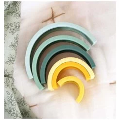 A Little Lovely Company Stapelspeelgoed Regenboog Sage 11 A Little Lovely Company Stapelspeelgoed Regenboog Sage -Slim Spelen & Leren 143194 1431940038 5