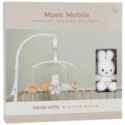 Nijntje X Little Dutch Muziekmobiel Vintage Sunny Stripes -Slim Spelen & Leren 144454 1444540099 2