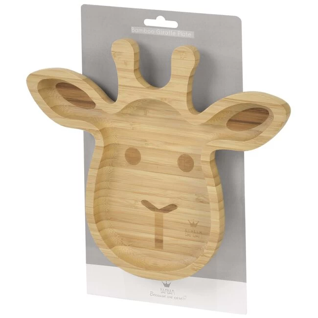 BamBam Bamboe Bord Giraf 3 BamBam Bamboe Bord Giraf - Afbeelding 2