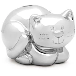 Zilverstad Spaarpot Poes