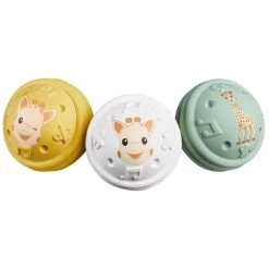 Sophie De Giraf Set Van 3 Muzikale Speelballen