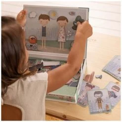 Little Dutch Magnetisch Speelbord Jim & Rosa -Slim Spelen & Leren 1465690099 2